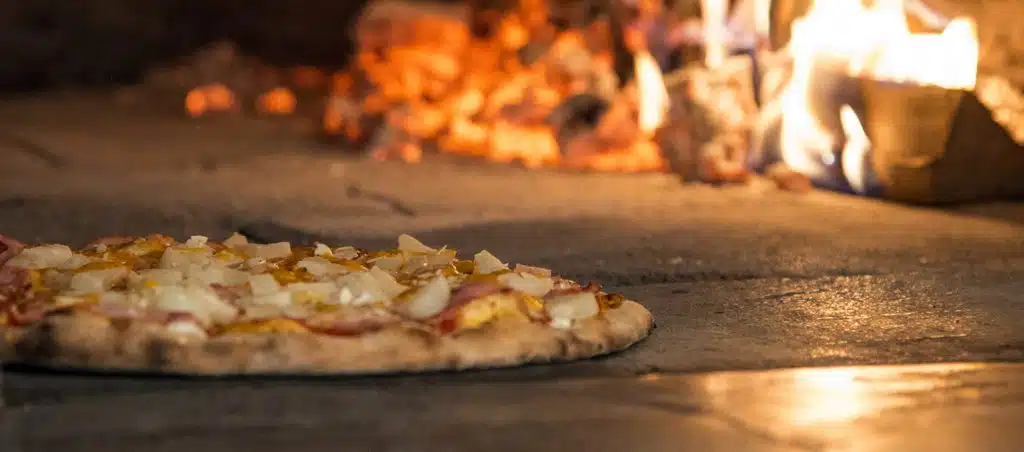 Upside Cider wood fired pizza in Kelowna B.C.