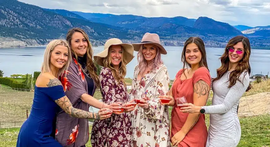 Bachelorette wine tour in the Okanagan Valley