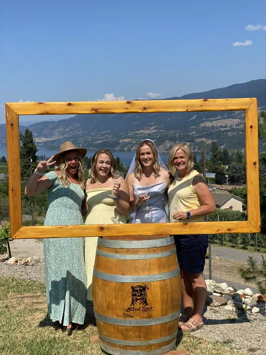 Bachelorette wine tour at Blind Tiger Vineyards