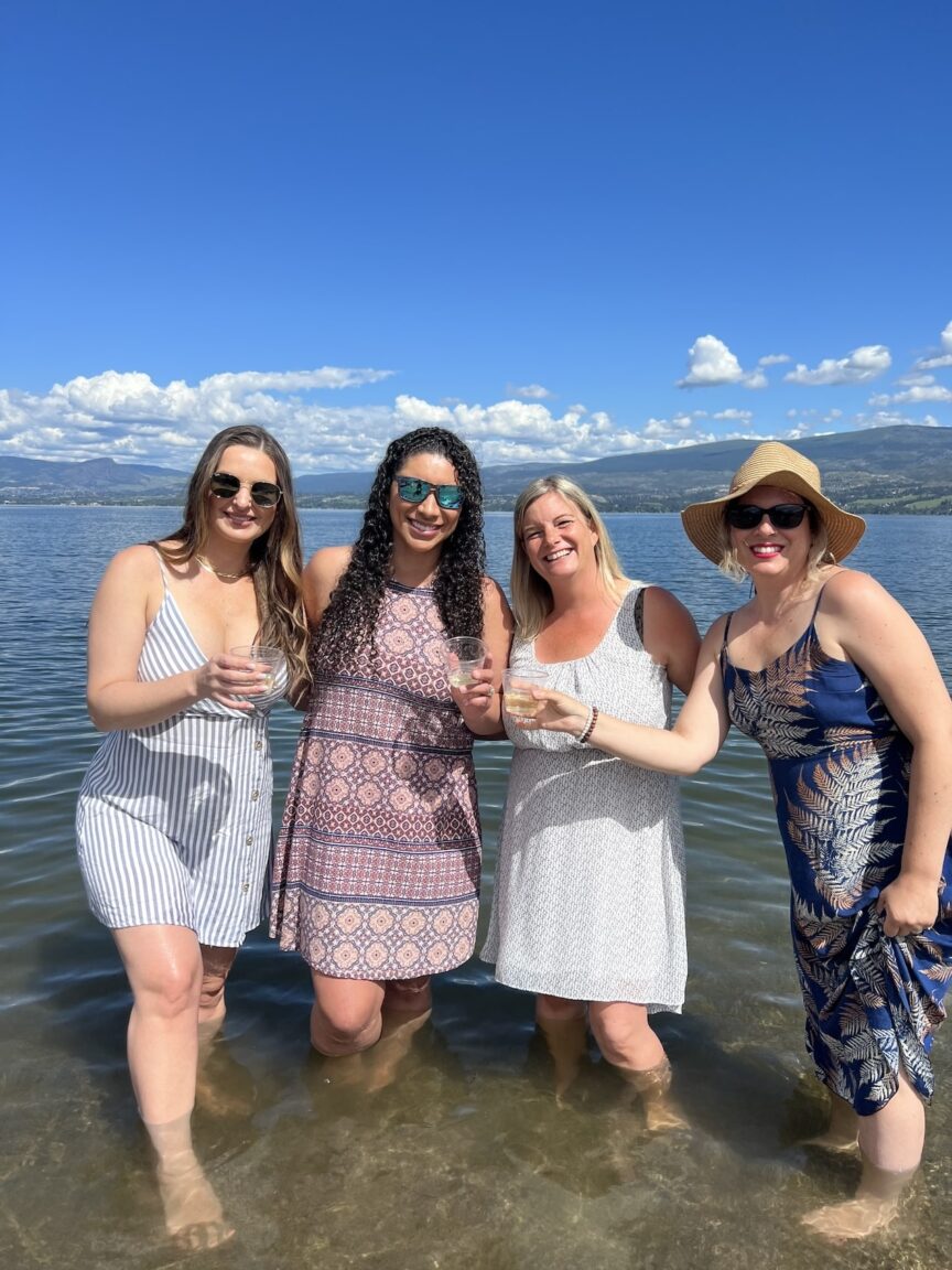 Frind Estate Winery in West Kelowna on a summer wine tour