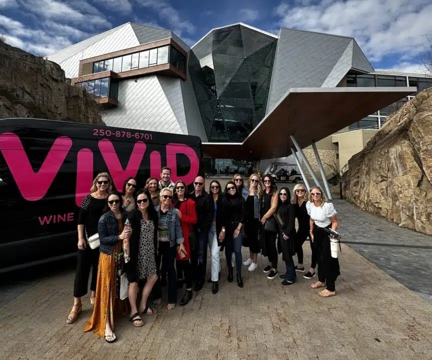 Sparkling Hill Corporate Wine Tour, luxury wine tours in the Okanagan Valley